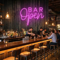 Bar Open Led Neon Sign Light