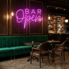 Bar Open Led Neon Sign Light