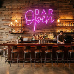 Bar Open Led Neon Sign Light
