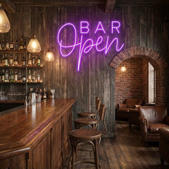 Bar Open Led Neon Sign Light