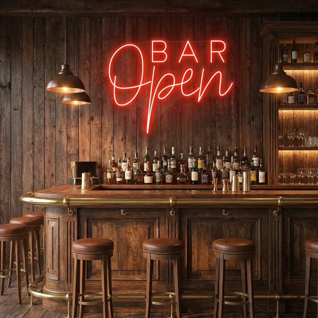 Bar Open Led Neon Sign Light