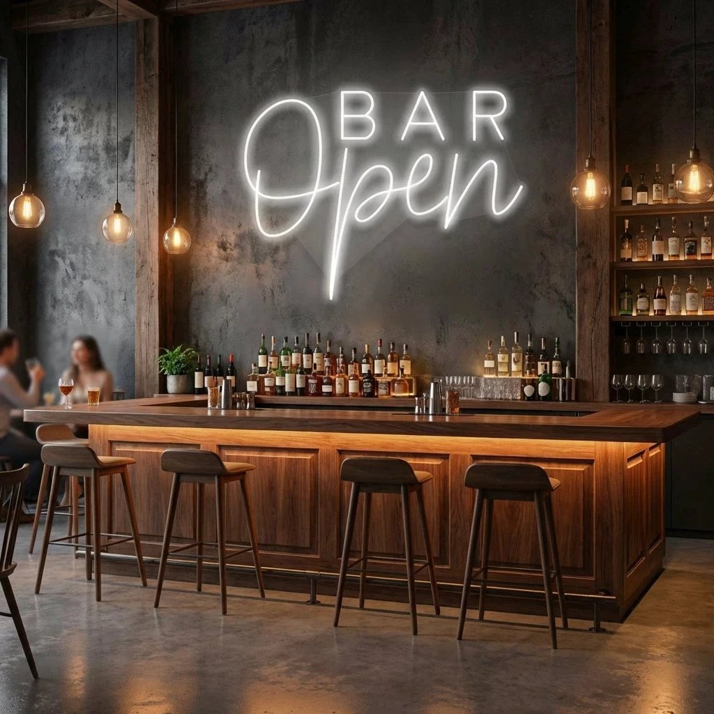 Bar Open Led Neon Sign Light