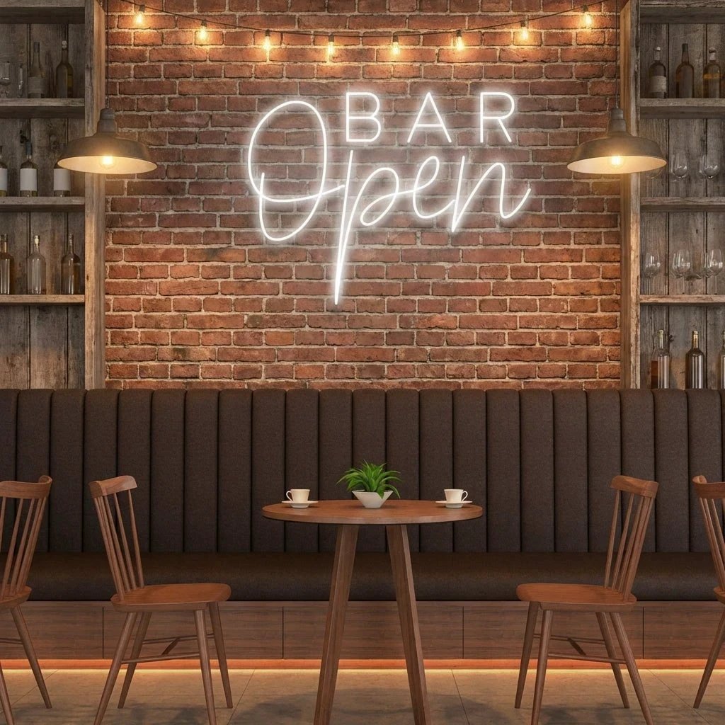 Bar Open Led Neon Sign Light