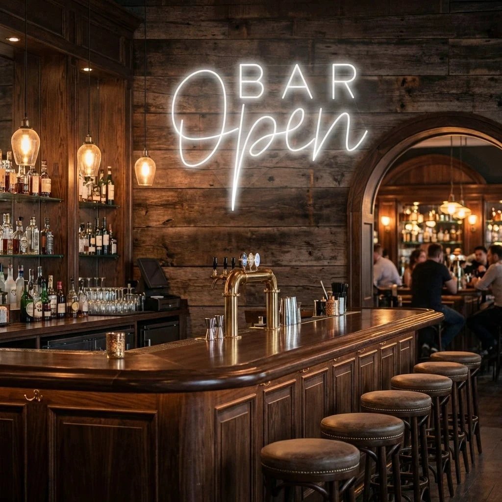 Bar Open Led Neon Sign Light