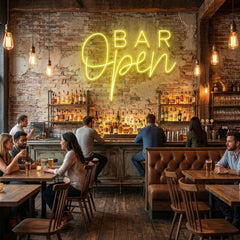 Bar Open Led Neon Sign Light