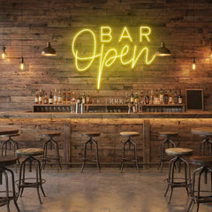Bar Open Led Neon Sign Light