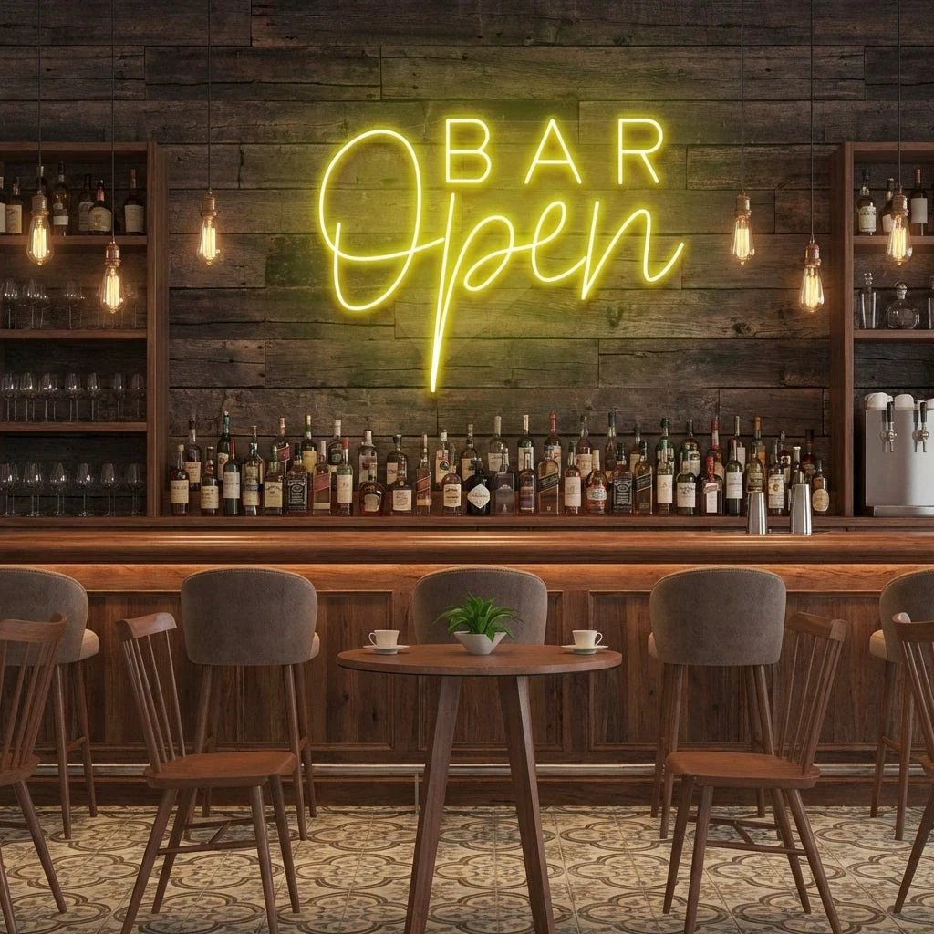 Bar Open Led Neon Sign Light