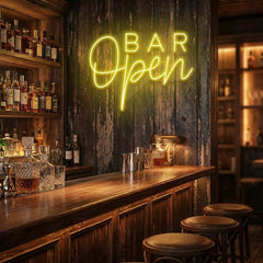 Bar Open Led Neon Sign Light