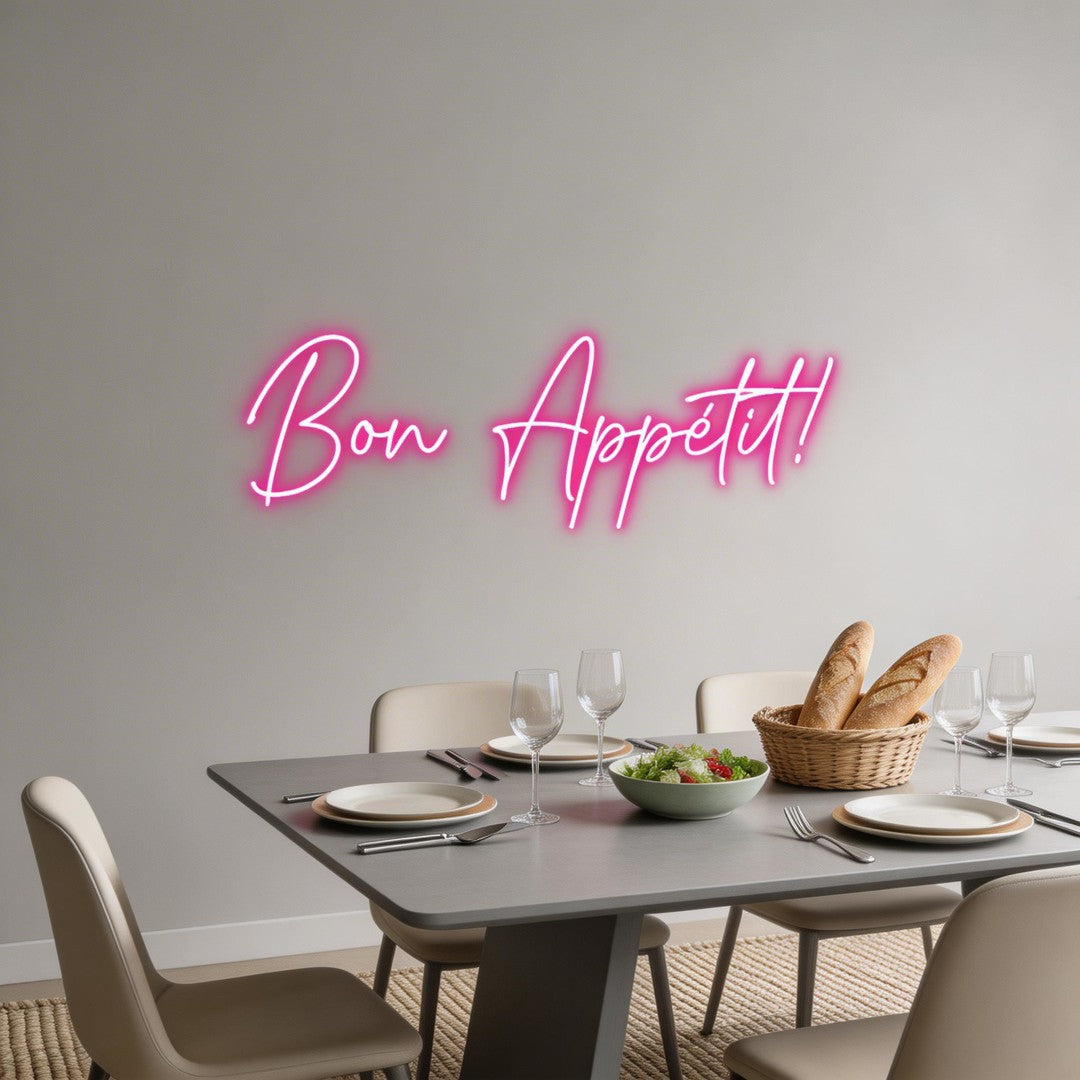 Custom Neon: Bon Appétit!
