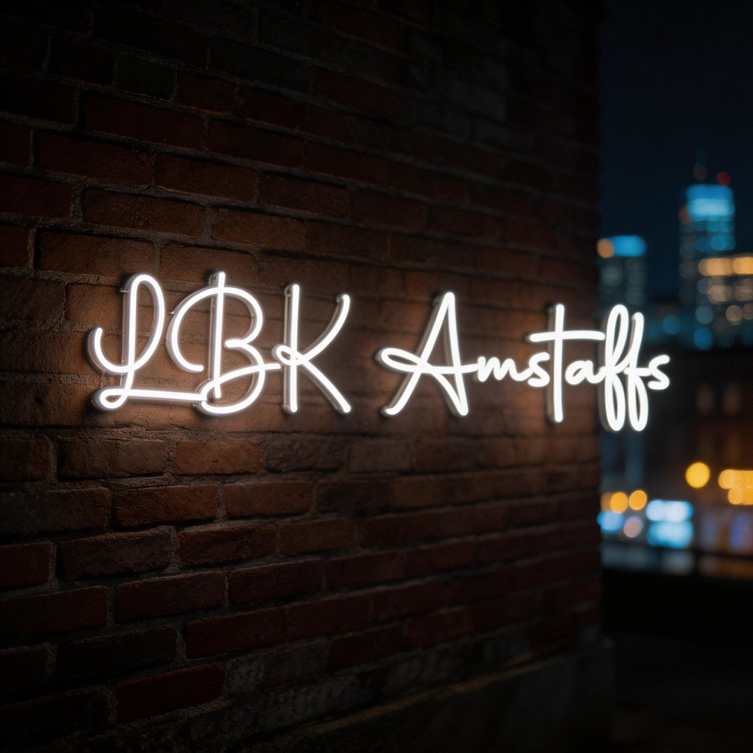Custom Neon: LBK Amstaffs