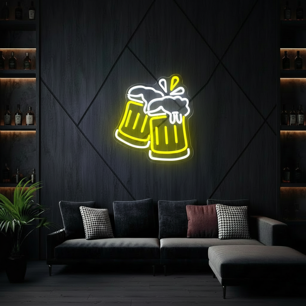 Beer Cheers Neon Sign