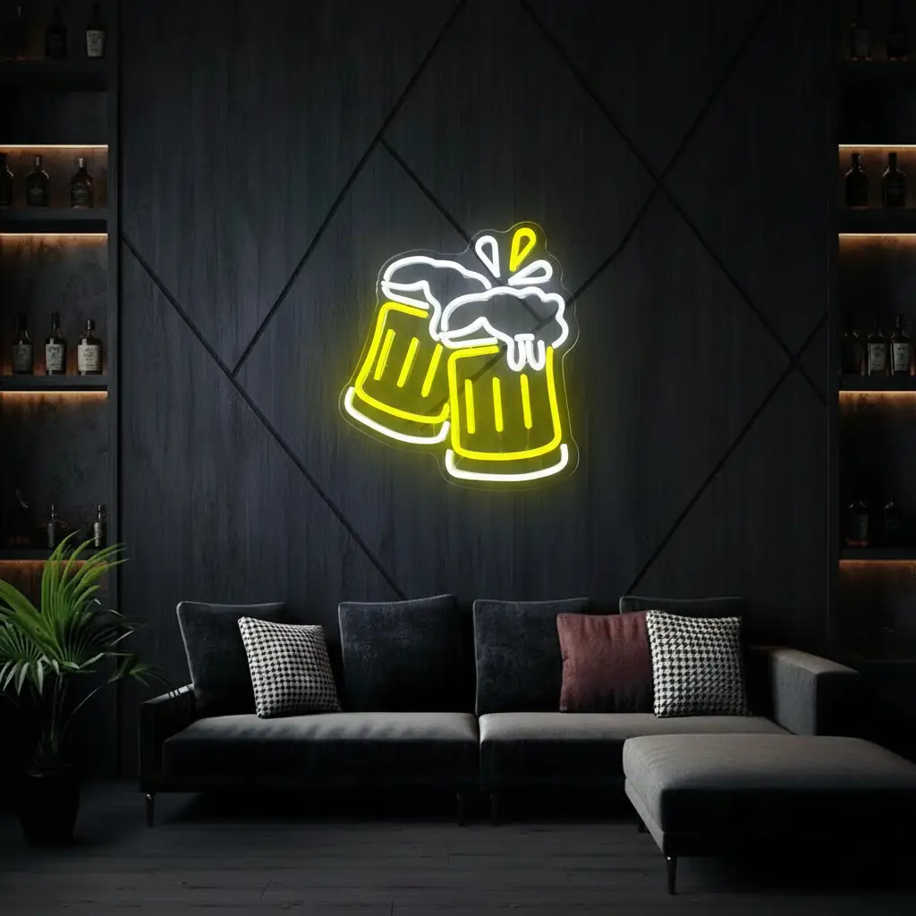 Beer Cheers Neon Sign