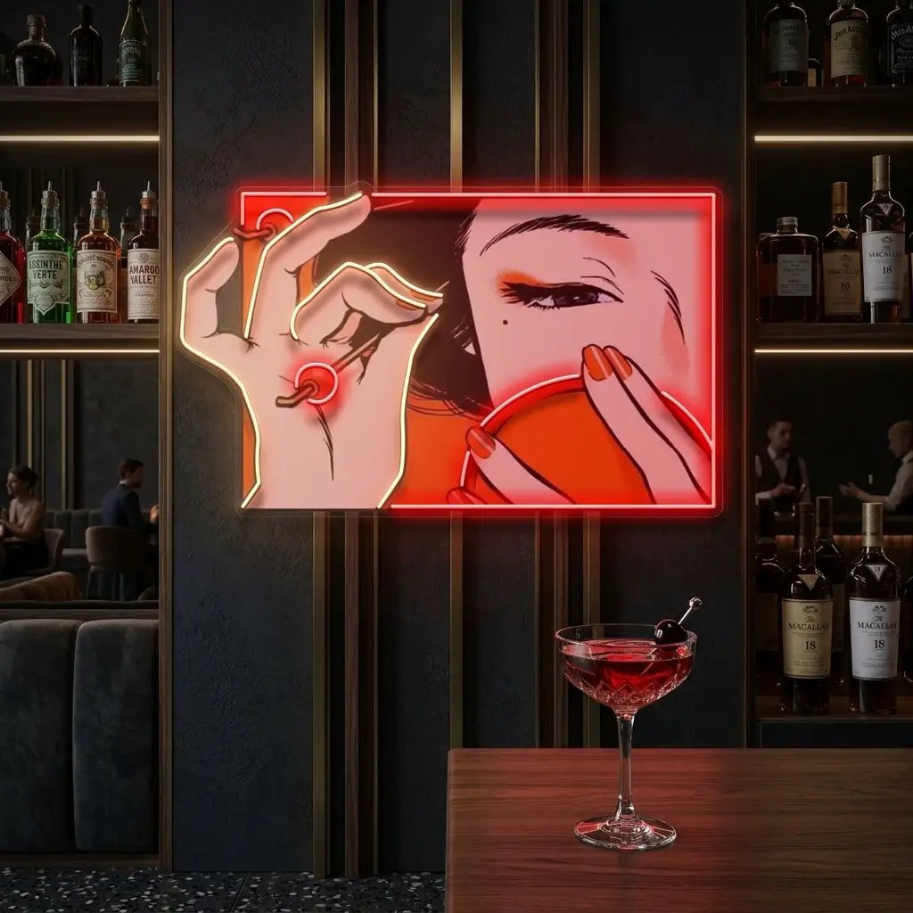 Geisha Girl LED Neon Sign Light Pop Art