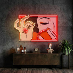 Geisha Girl LED Neon Sign Light Pop Art
