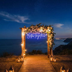 Custom Neon Sign Wedding, Better Together Neon Sign, Wedding Sign