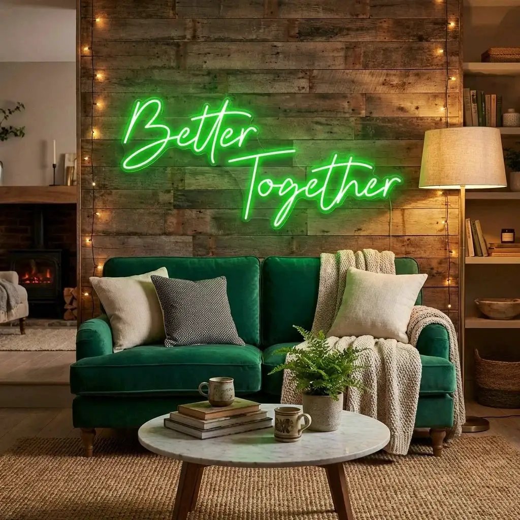 Better Together Led Neon Sign Light, Wedding Neon Sign For Reception, Neon Light Sign For Wedding