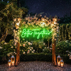 Custom Neon Sign Wedding, Better Together Neon Sign, Wedding Sign