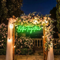 Custom Neon Sign Wedding, Better Together Neon Sign, Wedding Sign