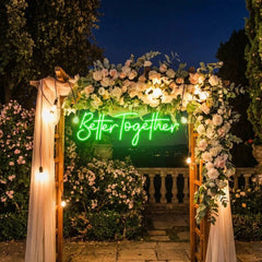 Custom Neon Sign Wedding, Better Together Neon Sign, Wedding Sign