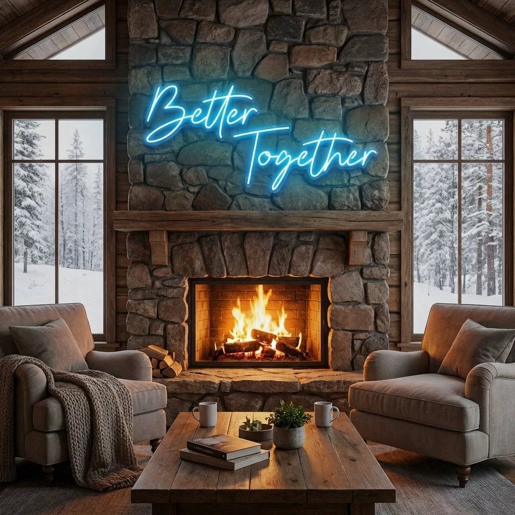 Better Together Led Neon Sign Light, Wedding Neon Sign For Reception, Neon Light Sign For Wedding