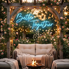 Better Together Led Neon Sign Light, Wedding Neon Sign For Reception, Neon Light Sign For Wedding