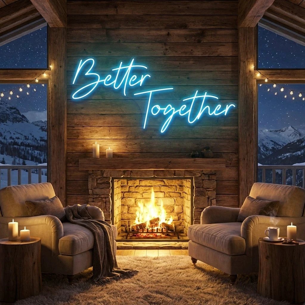 Better Together Led Neon Sign Light, Wedding Neon Sign For Reception, Neon Light Sign For Wedding