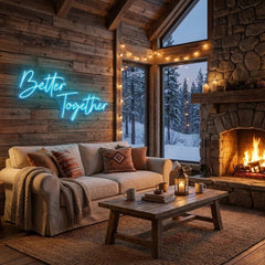 Better Together Led Neon Sign Light, Wedding Neon Sign For Reception, Neon Light Sign For Wedding