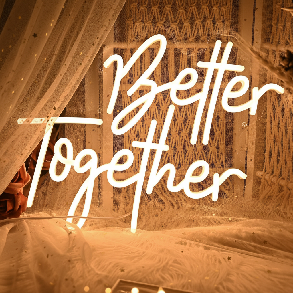 Better Together Neon Sign