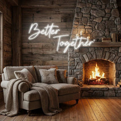 Better Together Led Neon Sign Light, Wedding Neon Sign For Reception, Neon Light Sign For Wedding