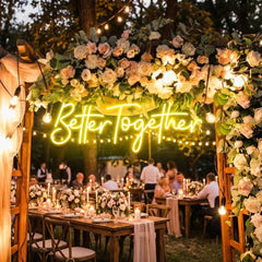 Custom Neon Sign Wedding, Better Together Neon Sign, Wedding Sign