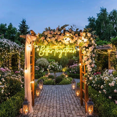Custom Neon Sign Wedding, Better Together Neon Sign, Wedding Sign