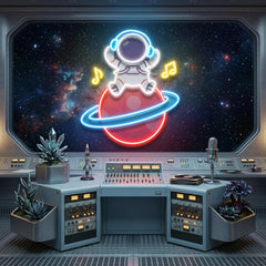 Music Astronaut Art work Led Neon Sign Light