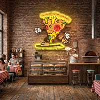 Pizza Skater Artwork Led Neon Sign Light