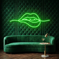 Biting Lipsred Led Neon Sign Light