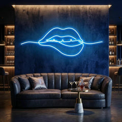Biting Lipsred Led Neon Sign Light