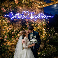 Better Together 3 Wedding Led Neon Sign Light
