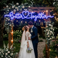 Better Together 3 Wedding Led Neon Sign Light