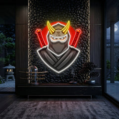 Black Ninja LED Neon Sign Light Pop Art