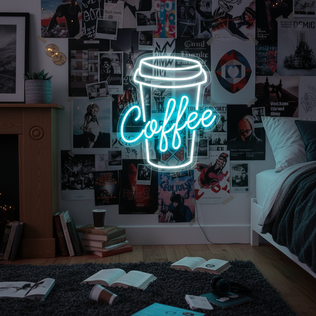 Coffee Led Neon Sign for Bar Decor - VN03 - Customneonstudio