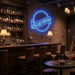 Blue Moon Led Neon Sign Light