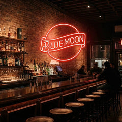 Blue Moon Led Neon Sign Light