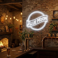 Blue Moon Led Neon Sign Light