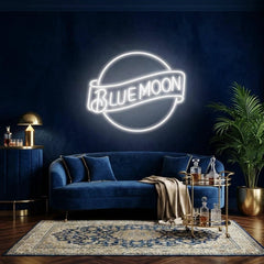 Blue Moon Led Neon Sign Light