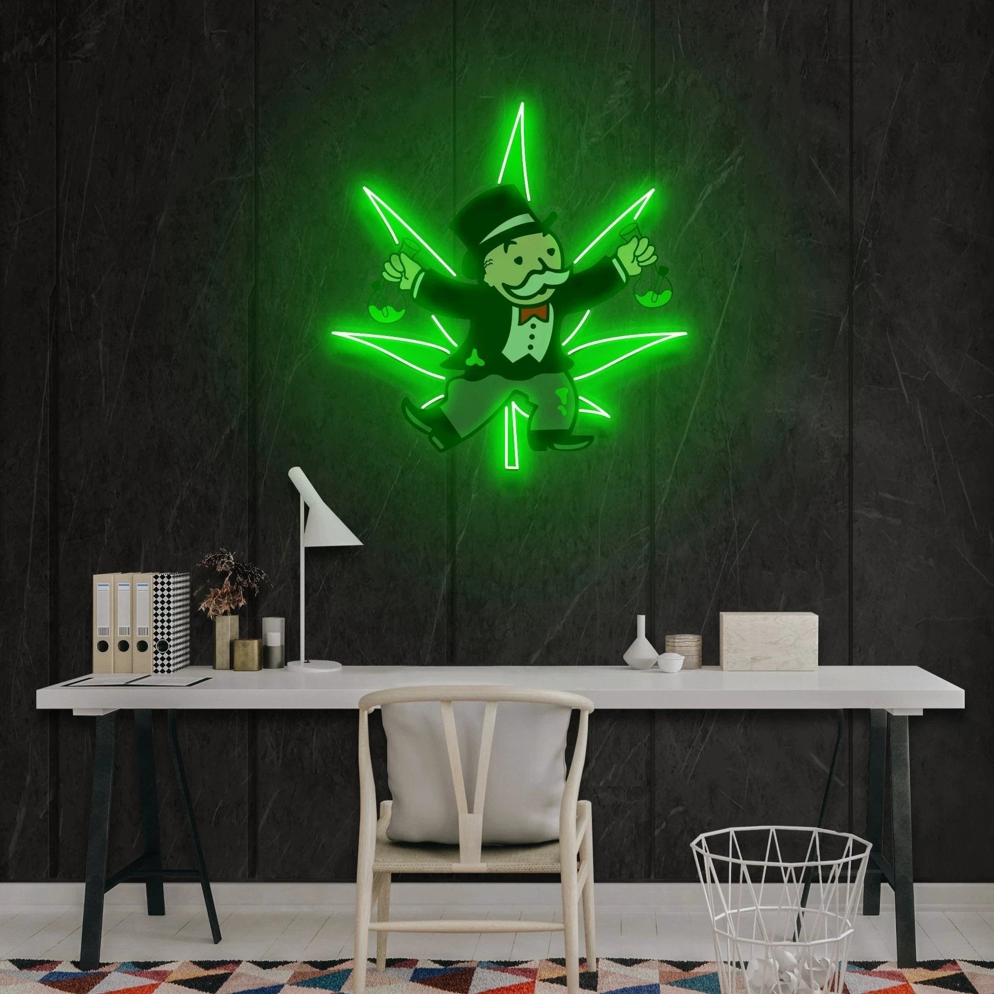 Monopoly Artwork Led Neon Sign Light