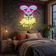 Bunny Gangsta Artwork Led Neon Sign Light
