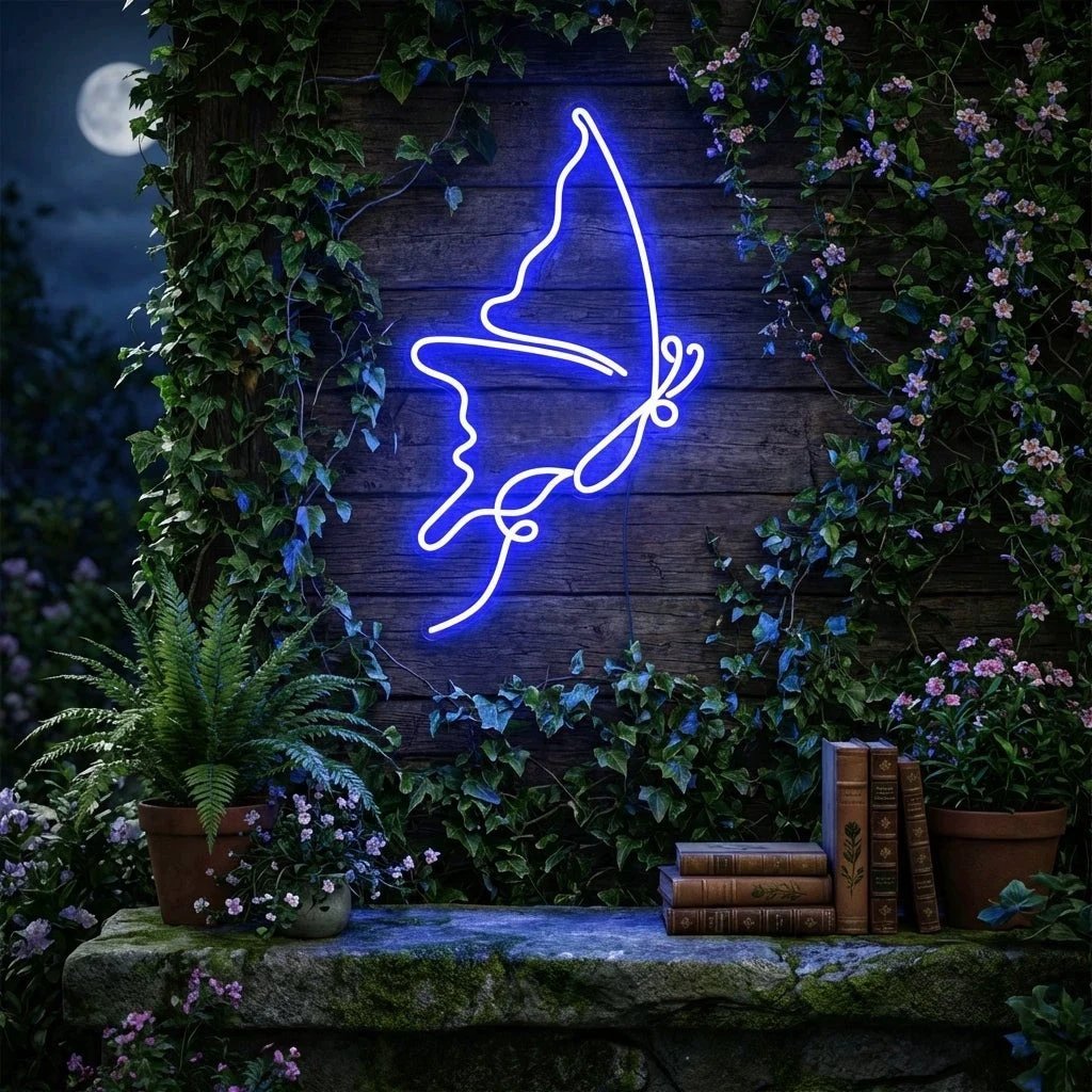 Butterfly Led Neon Sign Light