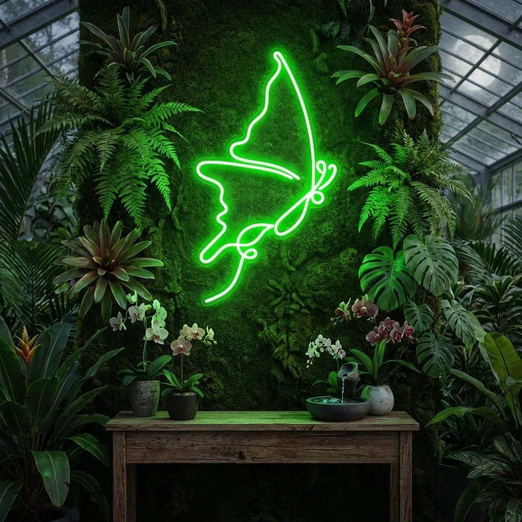 Butterfly Led Neon Sign Light