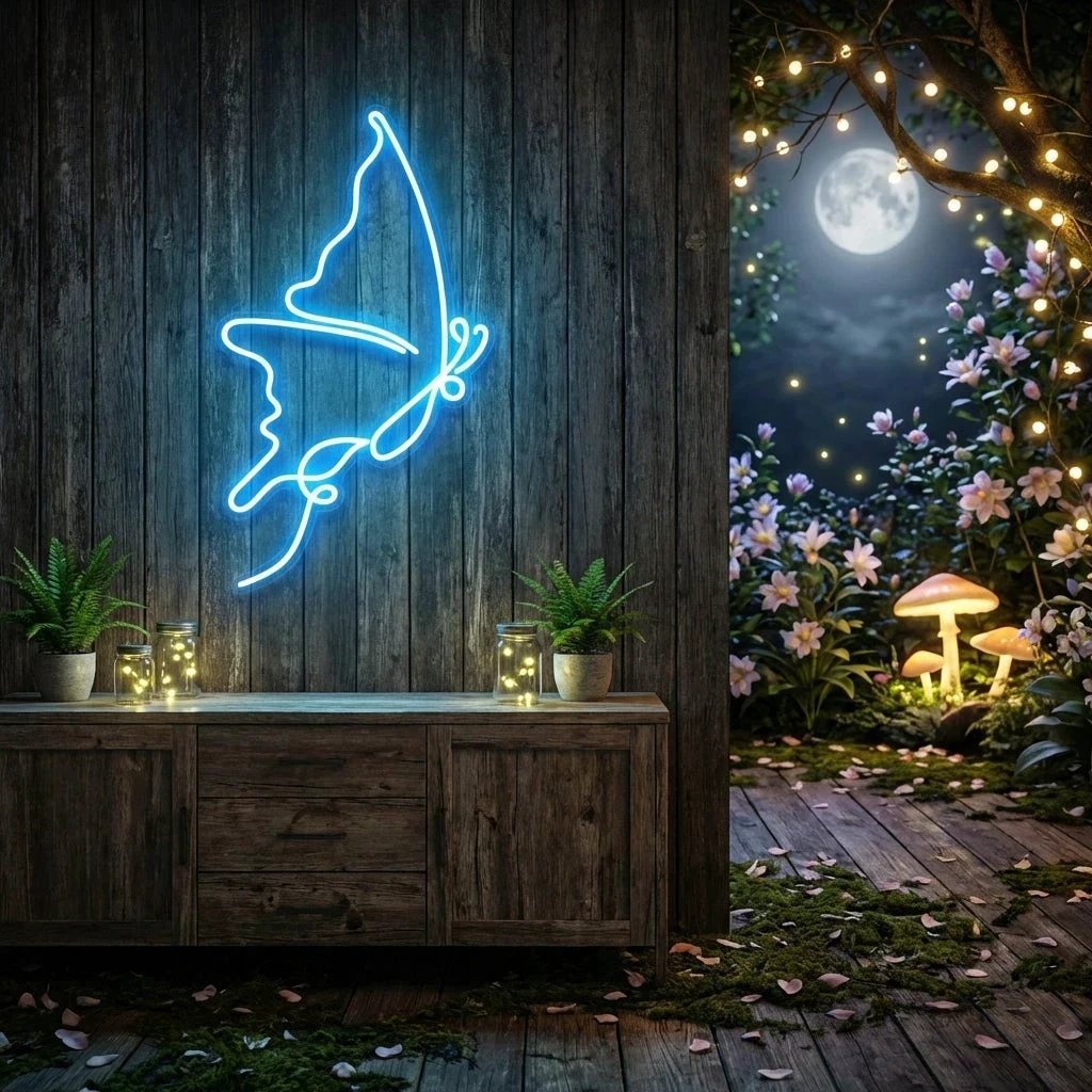 Butterfly Led Neon Sign Light