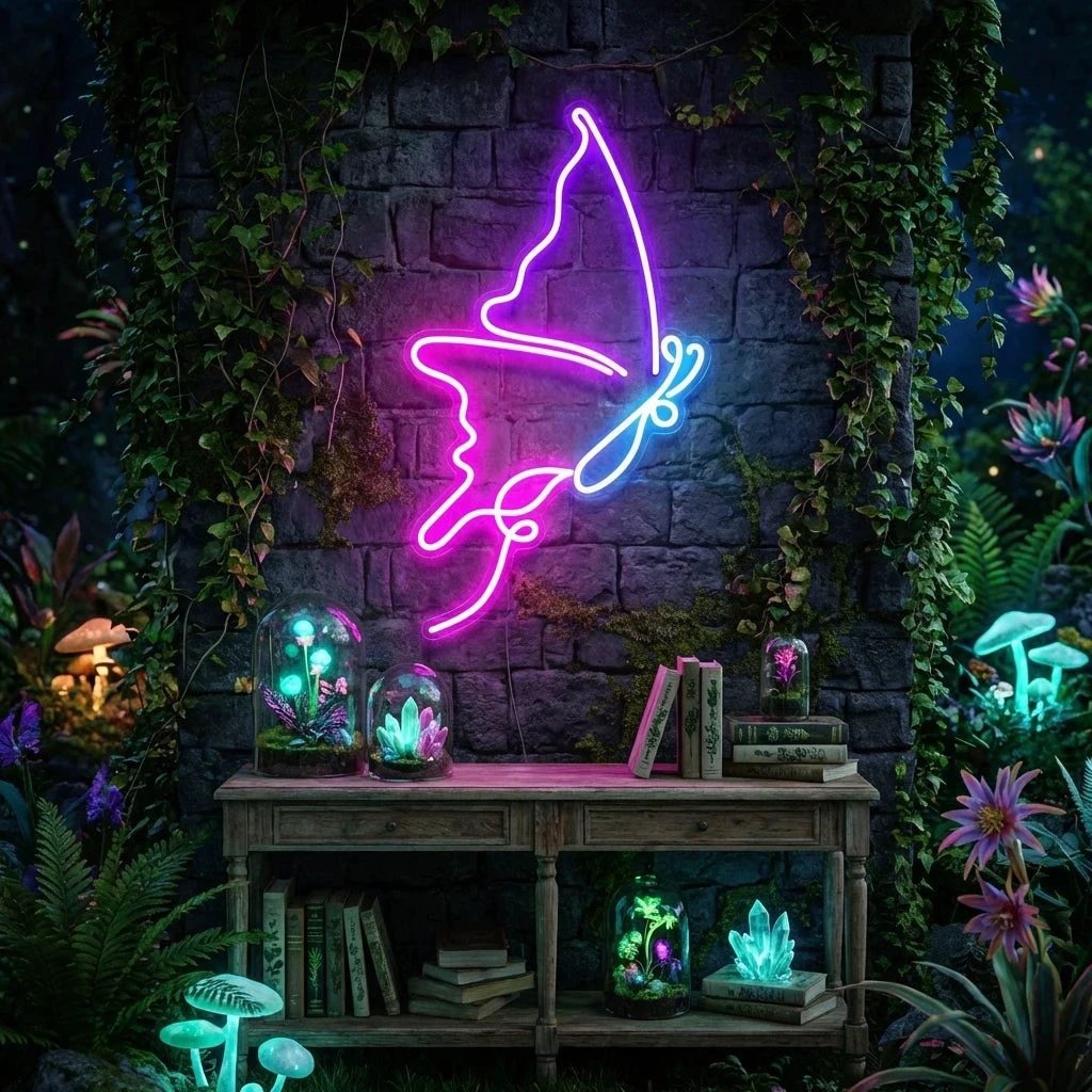 Butterfly Led Neon Sign Light