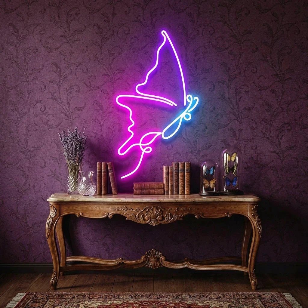 Butterfly Led Neon Sign Light